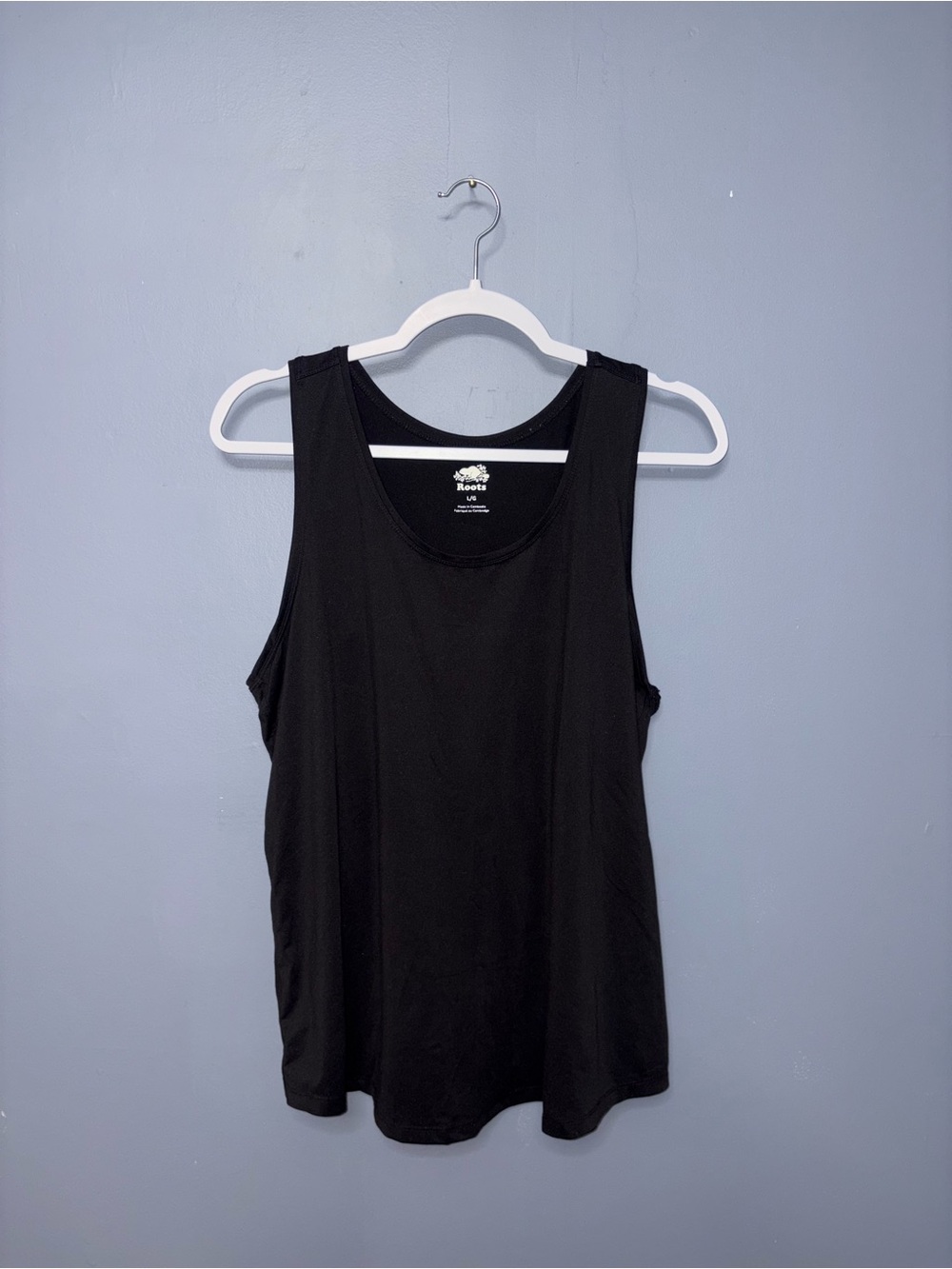 Roots | Black Tank | Size Large